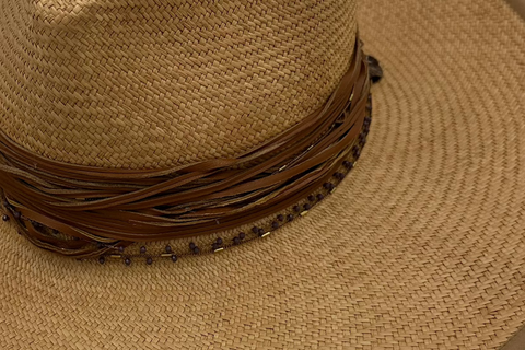 Chapeau de panama chocolat belge