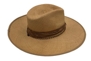 Chapeau de panama chocolat belge