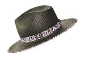 Chapeau Panama noir | Ophelie Hats Shop Custom Made Panama Hats Montréal Canada