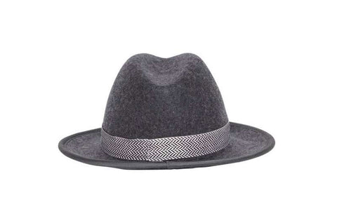 Lucky Luciano Fedora Chapeau en feutre de laine | Ophelie Hats Shop Chapeaux en feutre sur mesure Montréal Canada