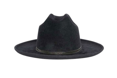 Midnight Rancher Fedora Fur Felt Hat | Ophelie Hats Shop Custom Made Felt Hats Montréal Canada