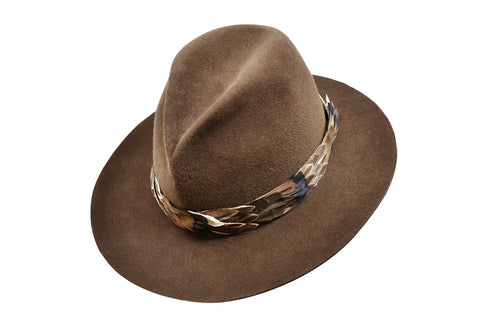 Chapeau en feutre de velours Quartz Rock | Ophelie Hats Shop Custom Made Felt Hats Montréal Canada
