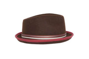 Chapeau trilby en feutre de laine Souterrain | Ophelie Hats Shop Custom Made Felt Hats Montréal Canada