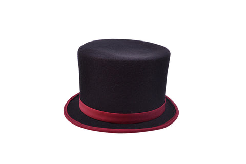 Shop Canadian Top Hats Red Black Styles Ophelie Hats
