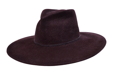 Nashville Rebel Rancher Hat | Ophelie Hats Shop Custom Made Felt Hats Montréal Canada
