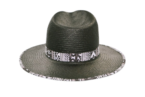 Black Panama Hat | Ophelie Hats Shop Custom Made Panama Hats Montréal Canada