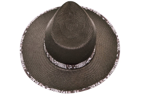 Black Panama Hat | Ophelie Hats Shop Custom Made Panama Hats Montréal Canada