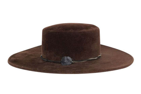 El Cordobes Wide Brim Cordobes Fur Felt Hat  | Ophelie Hats Shop Custom Made Felt Hats Montréal Canada