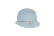 Frenchie Jones Velour Cloche Hat | Ophelie Hats Shop Custom Made Felt Hats Montréal Canada