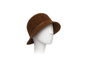 Heathersage Felt Velour Cloche Hat | Ophelie Hats Shop Custom Made Felt Hats Montréal Canada