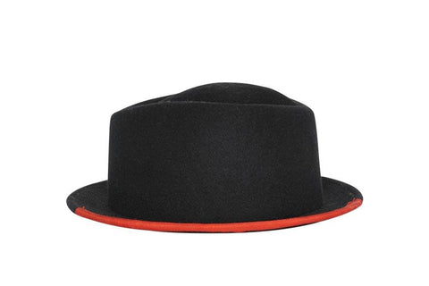 Lester Willis Pork Pie Wool Felt Hat | Ophelie Hats Shop Custom Made Felt Hats Montréal Canada