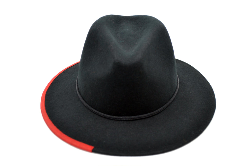 Moonstone Fedora Wool Felt Hat | Ophelie Hats Shop Custom Made Felt Hats Montréal Canada 59cm / Alabaster