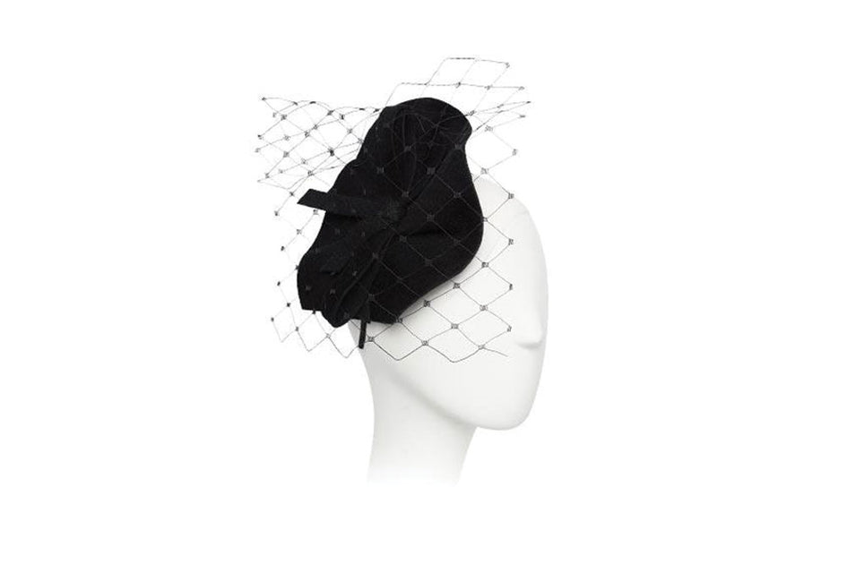 Oepalee Veiled Felt Fascinator Headpiece Ophelie Hats Shop Custom