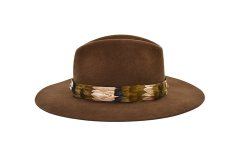 Quartz Rock Velour Felt Hat | Ophelie Hats Shop Custom Made Felt Hats Montréal Canada