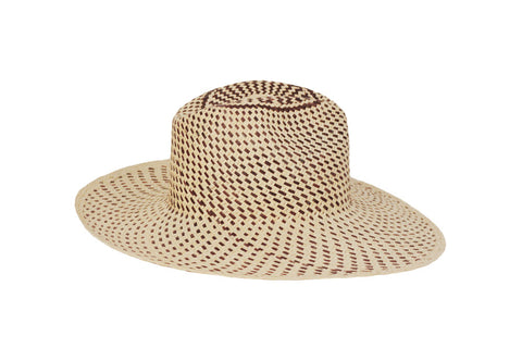 Santa Monica Straw Panama Fedora Hat | Ophelie Hats Shop Custom Made Felt Hats Montréal Canada