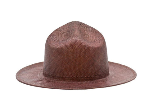 Soldat Panama Straw Mountie Hat | Ophelie Hats Shop Custom Made Felt Hats Montréal Canada