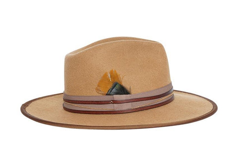 Spitfire Wide Brim Rancher Wool Felt Hat | Ophelie Hats Shop Custom Made Felt Hats Montréal Canada