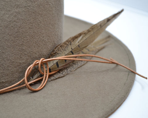 Topango-Soot Felt Rancher | Ophelie Hats Shop Custom Made Felt Hats Montréal Canada