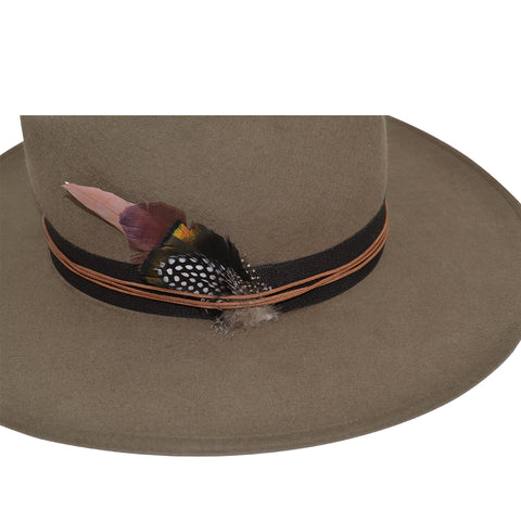 Topango Dusty Olive Felt Hat | Ophelie Hats Shop Custom Made Felt Hats Montréal Canada