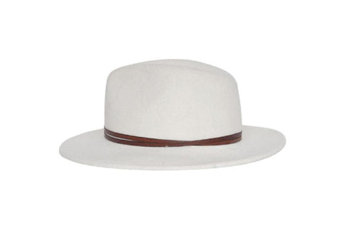 Topango Fedora Wool Felt Hat | Ophelie Hats Shop Custom Made Felt Hats Montréal Canada