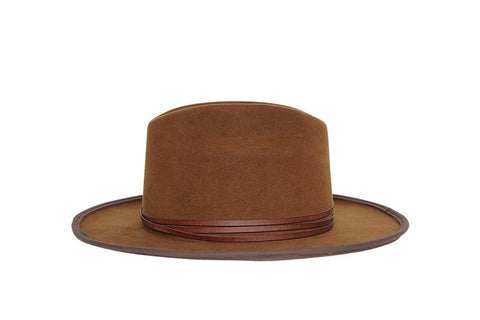 Whiskey Springs Rancher Wool Felt Hat | Ophelie Hats Shop Custom Made Felt Hats Montréal Canada