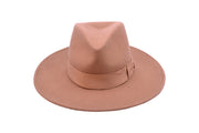 Peach Bow Hat | Ophelie Hats Shop Custom Made Felt Hats Montréal Canada